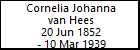 Cornelia Johanna van Hees