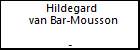 Hildegard van Bar-Mousson
