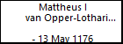 Mattheus I van Opper-Lotharingen