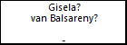 Gisela? van Balsareny?