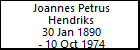 Joannes Petrus Hendriks