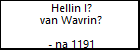 Hellin I? van Wavrin?