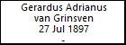 Gerardus Adrianus van Grinsven