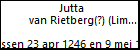 Jutta van Rietberg(?) (Limburg?)