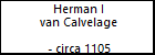 Herman I van Calvelage