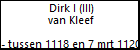 Dirk I (III) van Kleef