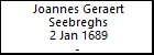 Joannes Geraert Seebreghs