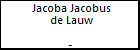 Jacoba Jacobus de Lauw