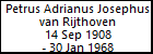 Petrus Adrianus Josephus van Rijthoven