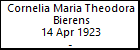 Cornelia Maria Theodora Bierens