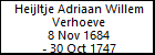 Heijltje Adriaan Willem Verhoeve