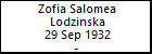 Zofia Salomea Lodzinska