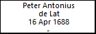 Peter Antonius de Lat