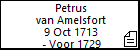 Petrus van Amelsfort