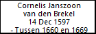 Cornelis Janszoon van den Brekel