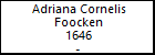 Adriana Cornelis Foocken