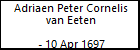 Adriaen Peter Cornelis van Eeten