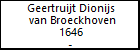 Geertruijt Dionijs van Broeckhoven