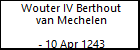 Wouter IV Berthout van Mechelen