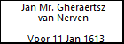 Jan Mr. Gheraertsz van Nerven
