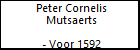 Peter Cornelis Mutsaerts
