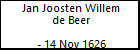 Jan Joosten Willem de Beer