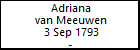 Adriana van Meeuwen