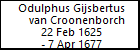 Odulphus Gijsbertus van Croonenborch
