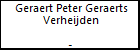 Geraert Peter Geraerts Verheijden