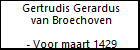 Gertrudis Gerardus van Broechoven