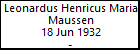 Leonardus Henricus Maria Maussen