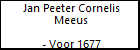Jan Peeter Cornelis Meeus