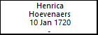 Henrica Hoevenaers