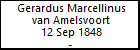 Gerardus Marcellinus van Amelsvoort