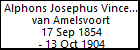 Alphons Josephus Vincentius van Amelsvoort