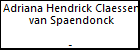 Adriana Hendrick Claessen van Spaendonck