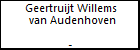 Geertruijt Willems van Audenhoven