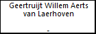 Geertruijt Willem Aerts van Laerhoven