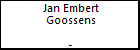 Jan Embert Goossens