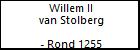 Willem II van Stolberg