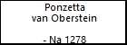 Ponzetta van Oberstein