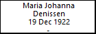Maria Johanna Denissen