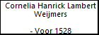 Cornelia Hanrick Lambert Weijmers