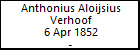 Anthonius Aloijsius Verhoof