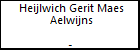 Heijlwich Gerit Maes Aelwijns