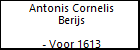 Antonis Cornelis Berijs