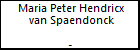 Maria Peter Hendricx van Spaendonck