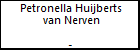 Petronella Huijberts van Nerven