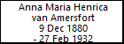 Anna Maria Henrica van Amersfort