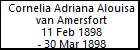 Cornelia Adriana Alouisa van Amersfort